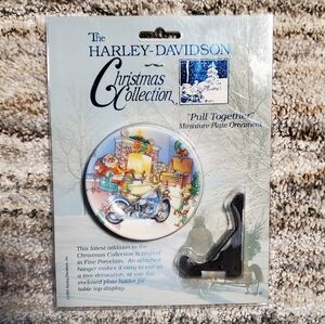 Harley-Davidson Christmas Collection Miniature Plate Ornament